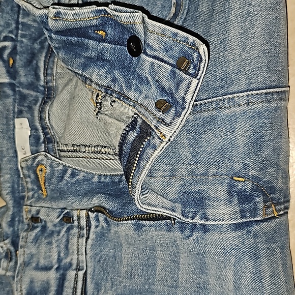 A.L.C. Luke Light Wash High Rise Jeans - Picture 6 of 8